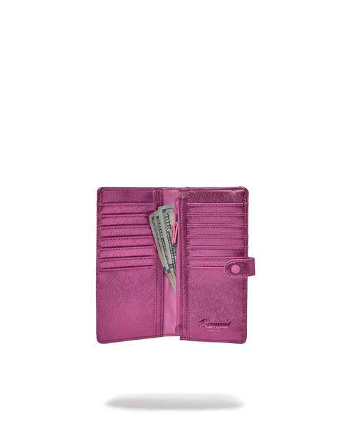 BILLETERA METALLIC PINK METALLIC DRIP SINGLE FOLD SPRAYGROUND PARA HOMBRE COLOR ASSORTED 910W9524NSZ
