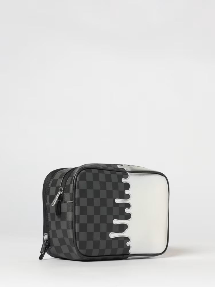 Neceser Silver Side Drip Black Check Sprayground Color Assorted