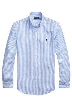 CAMISA M/L RALPH LAUREN HOMBRE 5137A BLUE/WHITE 710873446001
