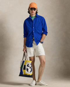 Camisa Manga Larga Cubdppcs-Long Sleeve-Sport Shirt Ralph Lauren Para Hombre De Color Azul