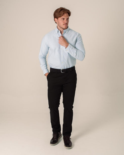 CARVEN CAMISA M/L HOMBRE AZUL CVK04120LTBU