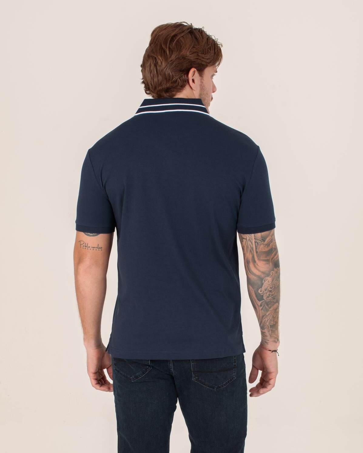 CARVEN POLO HOMBRE AZUL CVY31509DKNV