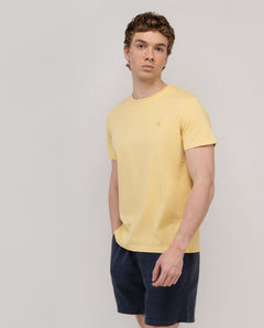 Camiseta Garment Dyed EL GANSO HOMBRE AMARILLO