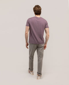 Camiseta Garment Dyed EL GANSO HOMBRE MORADO
