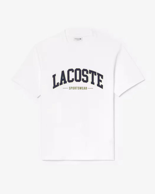 LACOSTE TH656523001 CAMISETA DE ALGODON WHITE