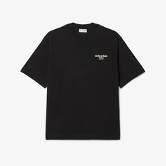 LACOSTE TH5950031 CAMISETA OVERSIZED ESTAMPADA BLACK