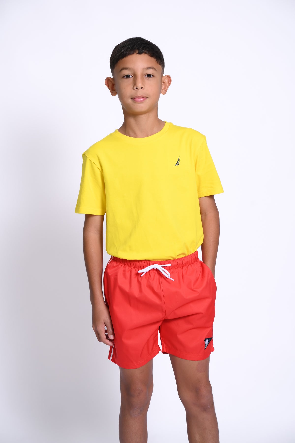 NAUTICA TRAJE DE BAÑO DE NIÑO ROJO