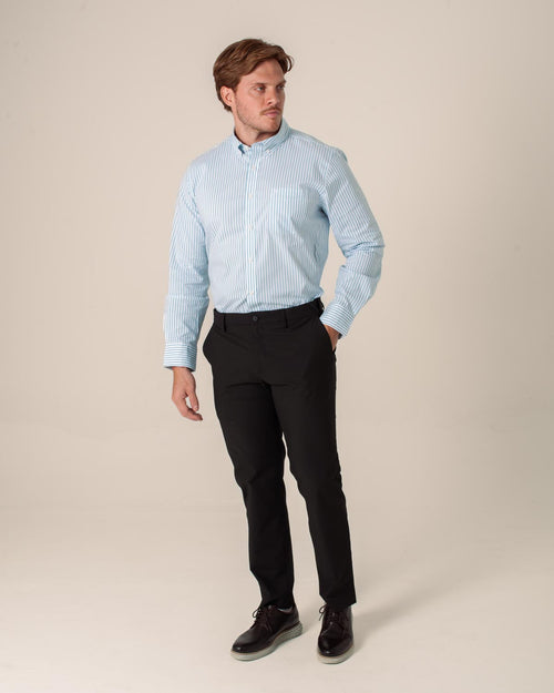 NAUTICA CAMISA M/L DE HOMBRE AZUL WR6540-4N5