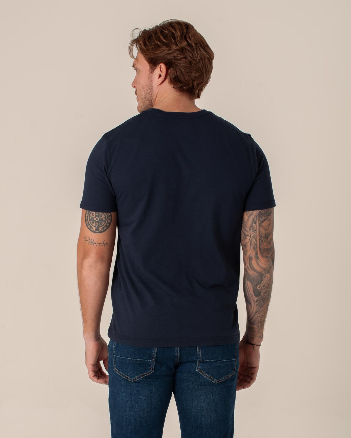 NAUTICA T-SHIRT M/C DE HOMBRE AZUL VR5806-4NV