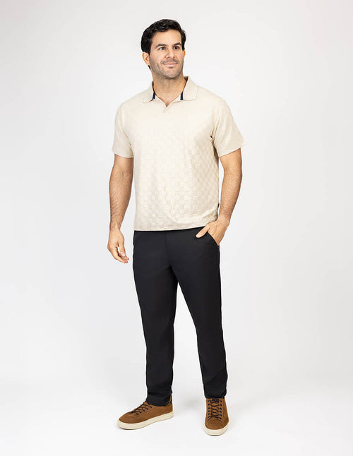 NAUTICA PLAYERA DE HOMBRE M/C BEIGE K65017-1MS