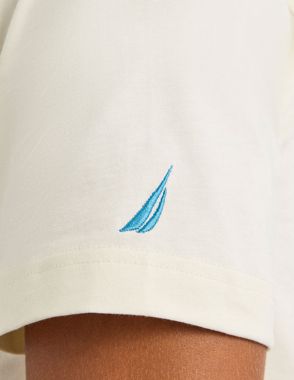 NAUTICA T-SHIRT M/C DE HOMBRE BLANCO N1U04137-904