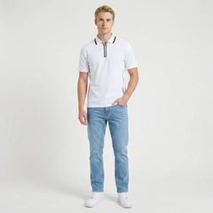 NAUTICA PLAYERA DE HOMBRE M/C BLANCO N7U04139-908