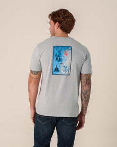 NAUTICA T-SHIRT M/C DE HOMBRE GRIS VR5805-0GH