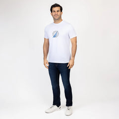 CAMISETA NAUTICA PARA CABALLERO COLOR BLANCO