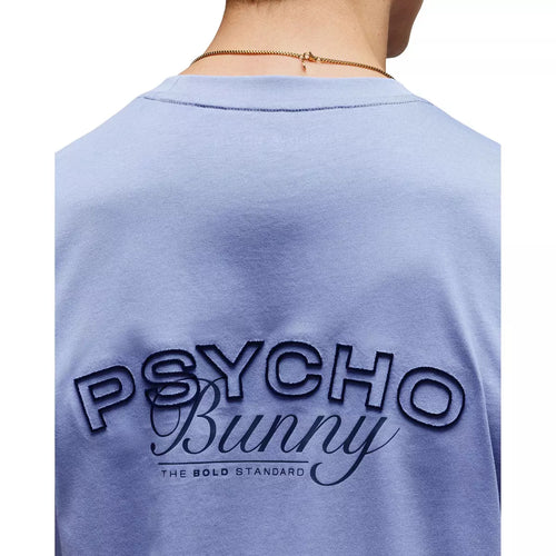 psycho bunny camiseta hombre fantasia azul