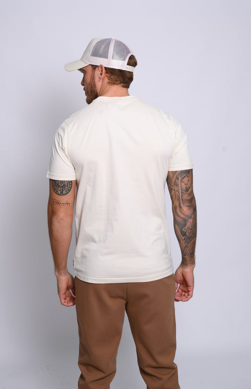 PSYCHO BUNNY CAMISETA HOMBRE FANTASIA BEIGE