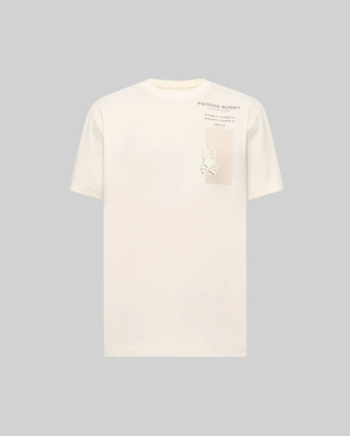 psycho bunny camiseta hombre fantasia beige