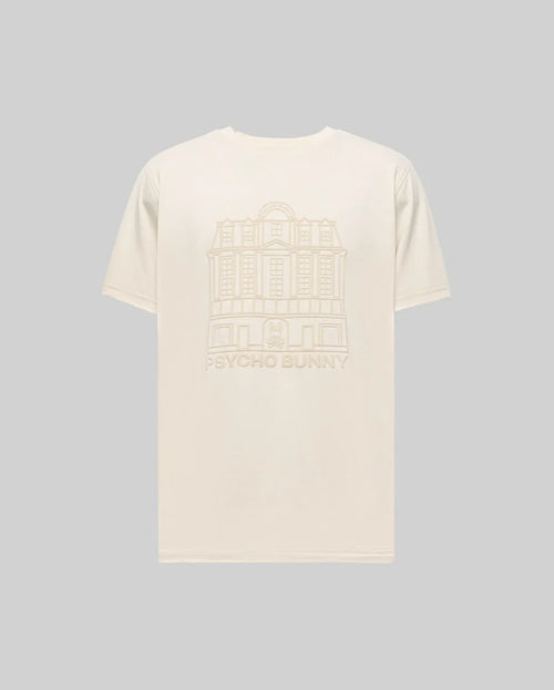 psycho bunny camiseta hombre fantasia beige