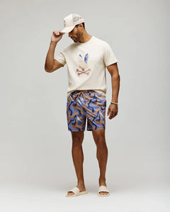 psycho bunny camiseta hombre fantasia beige