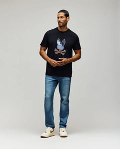 psycho bunny camiseta hombre fantasia negro