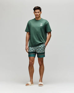 psycho bunny camiseta hombre fantasia verde