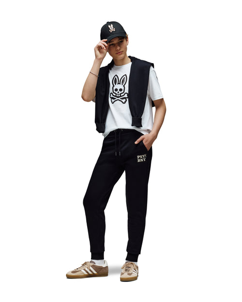 psycho bunny pantalon niño deportivo negro