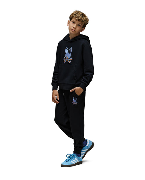 psycho bunny pantalon niño deportivo negro