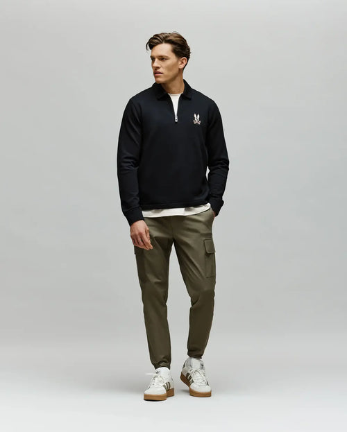 psycho bunny Buzo hombre fantasia negro