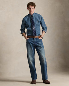 CAMISA M/L RALPH LAUREN HOMBRE DENIM 710792043001