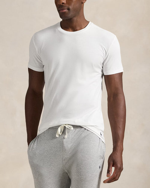 T-SHIRT RALPH LAUREN HOMBRE 3PK NAVY/BRCLY HTHR/WHITE 714830304036