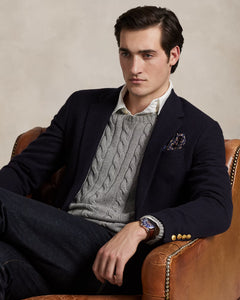 SUETER RALPH LAUREN HOMBRE FAWN GREY HEATHER 710775885013