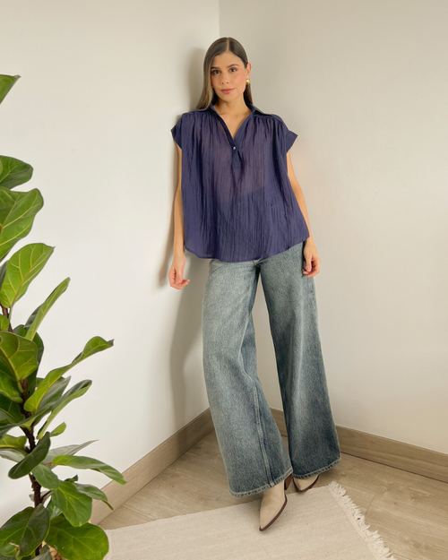BLUSA PRIMIA P.026 AZUL