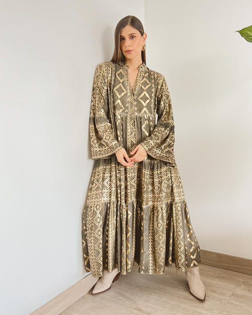 VESTIDO PRIMIA FRESALIA OLIVA