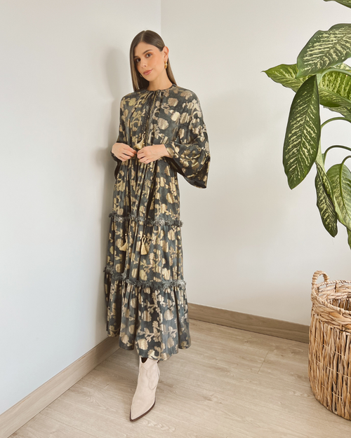 VESTIDO PRIMIA P.011 GRIS
