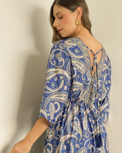 VESTIDO PRIMIA CHABUTA AZUL MULTICOLOR
