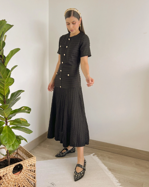 VESTIDO PRIMIA OSAKA NEGRO