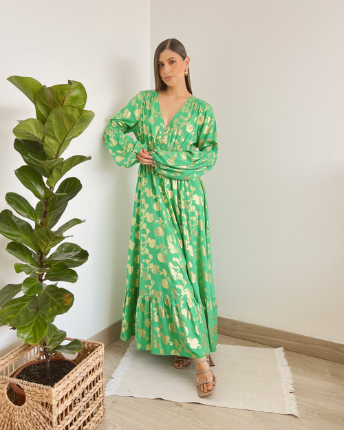 VESTIDO PRIMIA P.010 VERDE