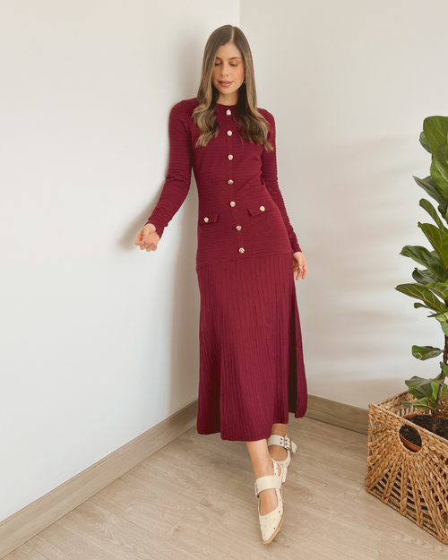 VESTIDO PRIMIA Vestido SANDRO VINO