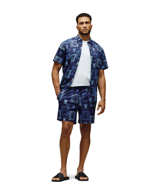 PSYCHO BUNNY CAMISAS HOMBRE AZUL