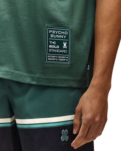 PSYCHO BUNNY CAMISETAS HOMBRE VERDE