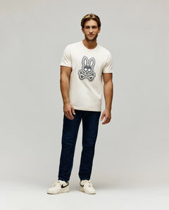 PSYCHO BUNNY CAMISETAS HOMBRE BLANCO