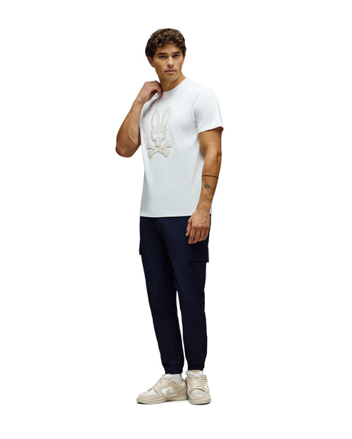 PSYCHO BUNNY CAMISETAS HOMBRE BLANCO