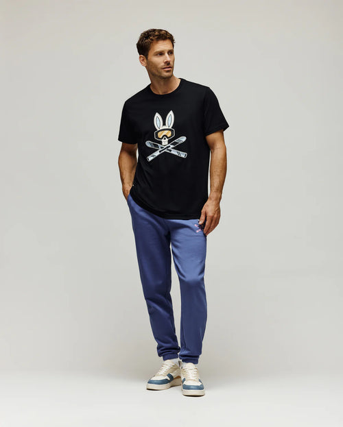 PSYCHO BUNNY CAMISETAS HOMBRE NEGRO