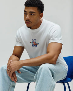 PSYCHO BUNNY CAMISETAS HOMBRE BLANCO