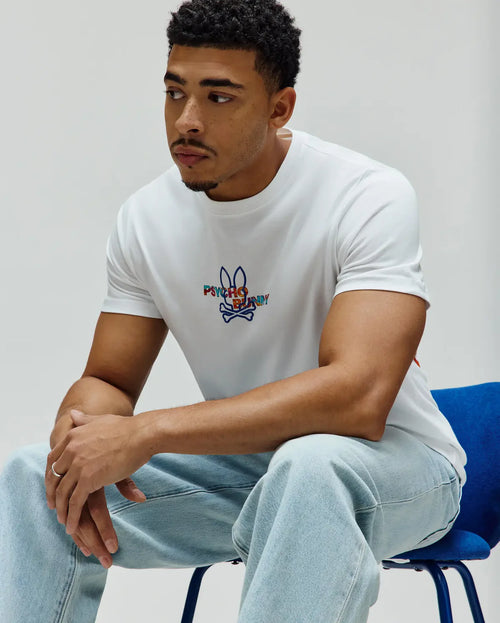 PSYCHO BUNNY CAMISETAS HOMBRE BLANCO