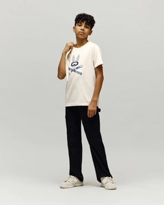 PSYCHO BUNNY CAMISETAS NIÑO BLANCO