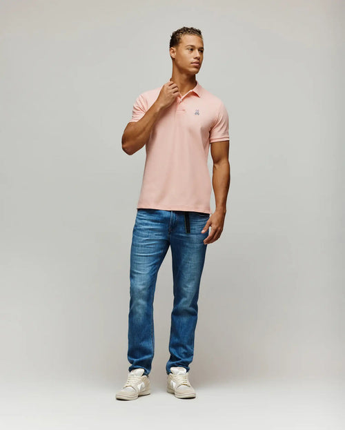 PSYCHO BUNNY CAMISETA TIPO POLO HOMBRE ROSADO