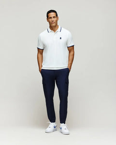 PSYCHO BUNNY CAMISETA TIPO POLO HOMBRE BLANCO