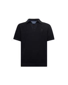 PSYCHO BUNNY CAMISETA TIPO POLO NIÑO NEGRO