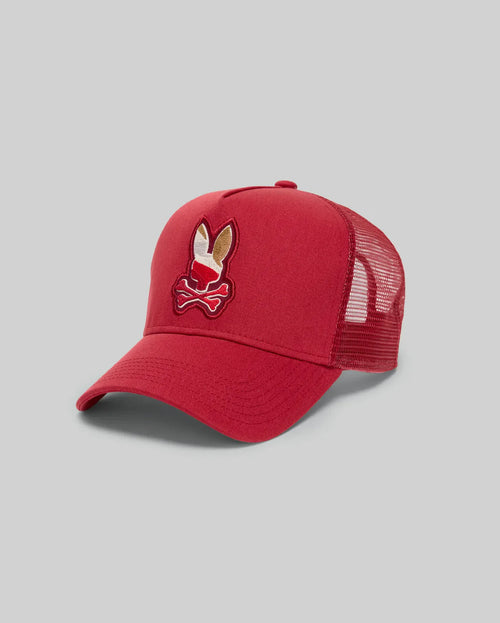 PSYCHO BUNNY GORRA HOMBRE FANTASIA ROJO